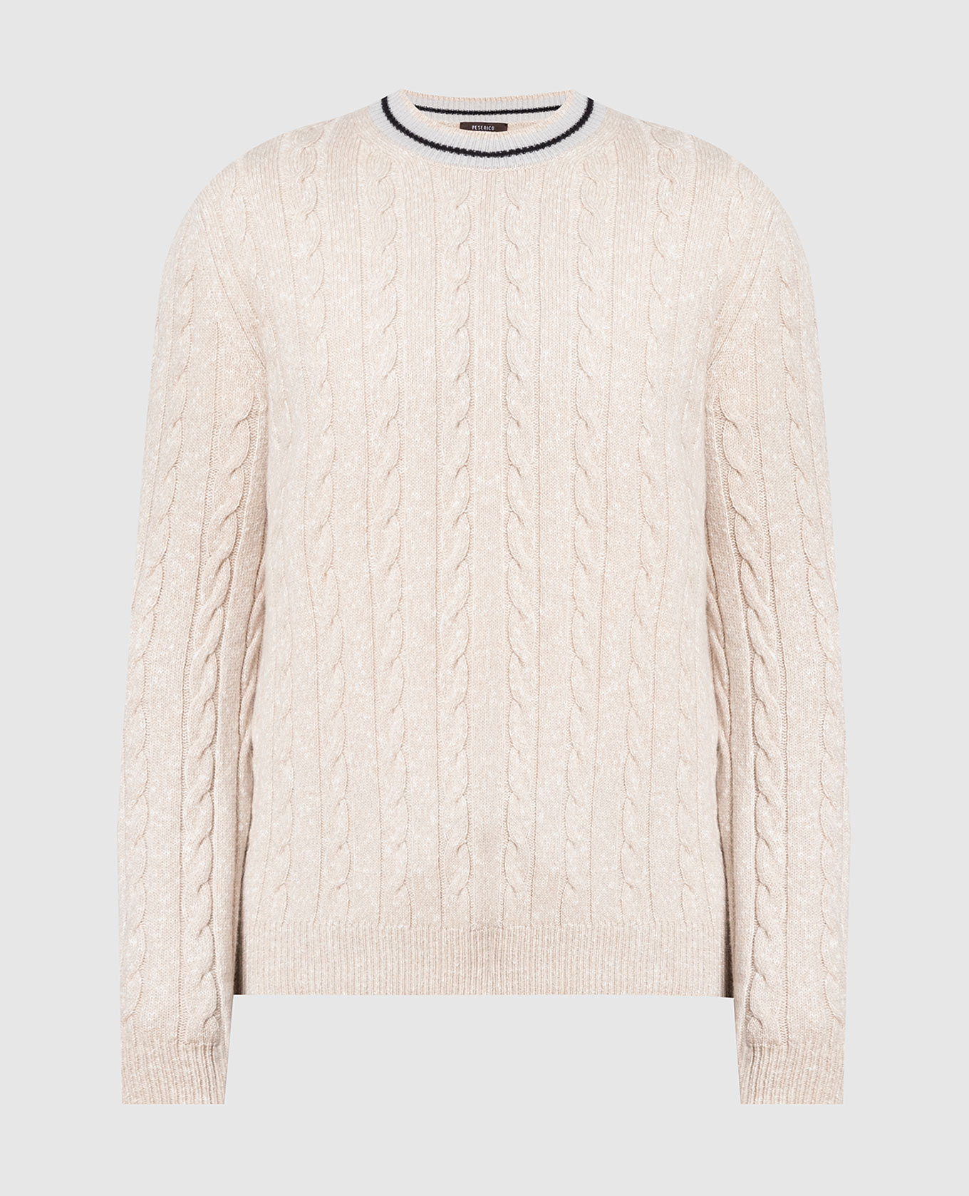 Beige sweater made of wool and cashmere with a textured pattern Peserico, Бежевый
Beige sweater made of wool and cashmere with a textured pattern Peserico, Бежевый