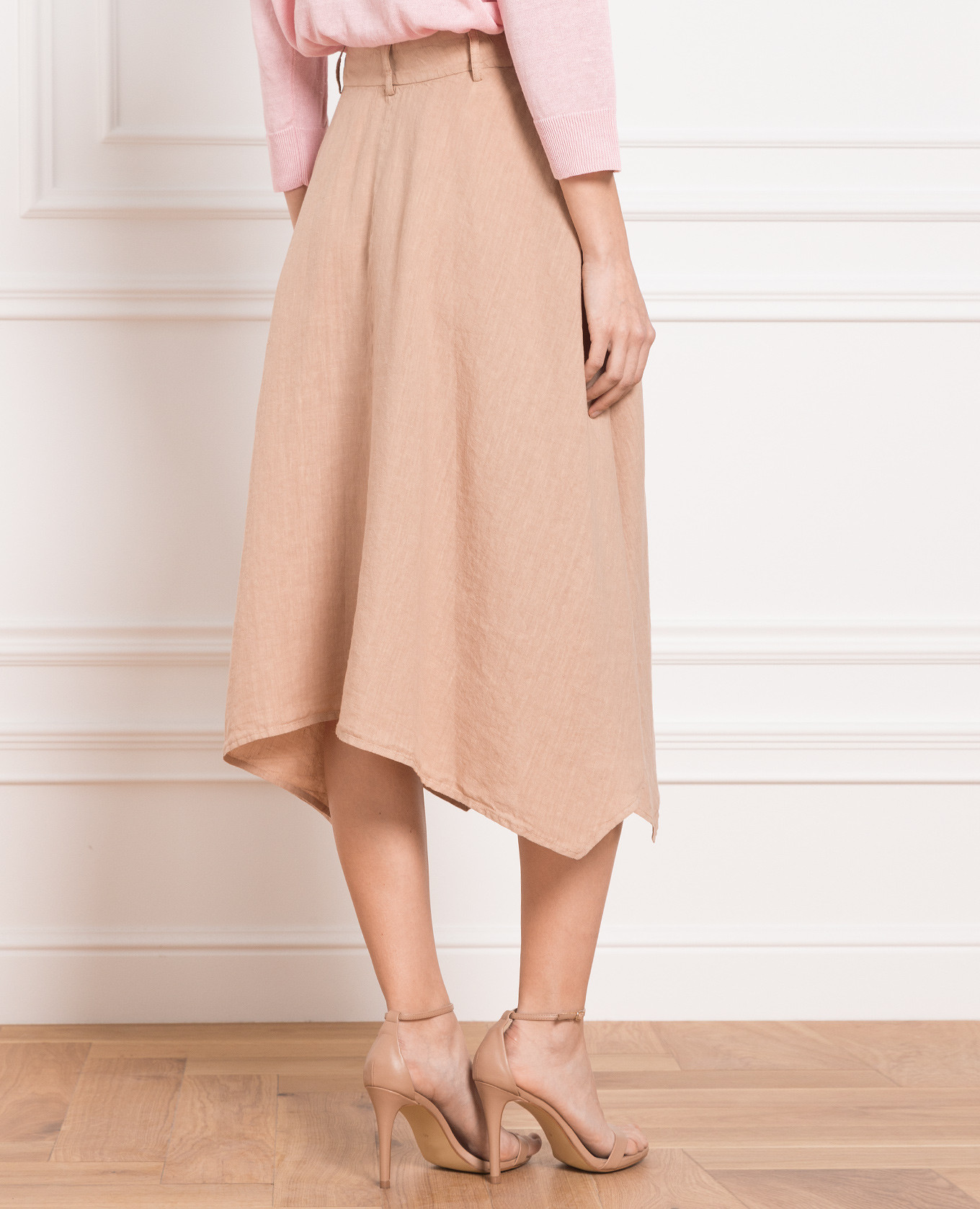 Brown linen midi skirt Peserico 
Brown linen midi skirt Peserico
