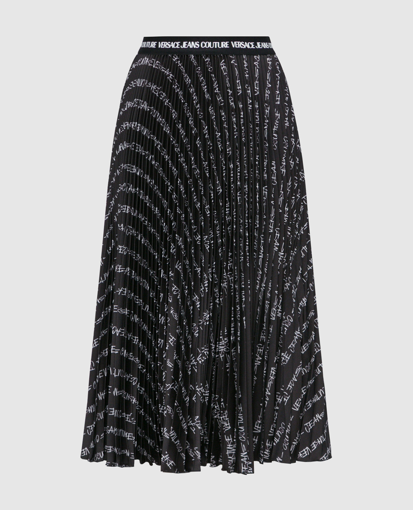 Black midi pleated skirt in Logo Brush Couture print Versace Jeans Couture
Black midi pleated skirt in Logo Brush Couture print Versace Jeans Couture