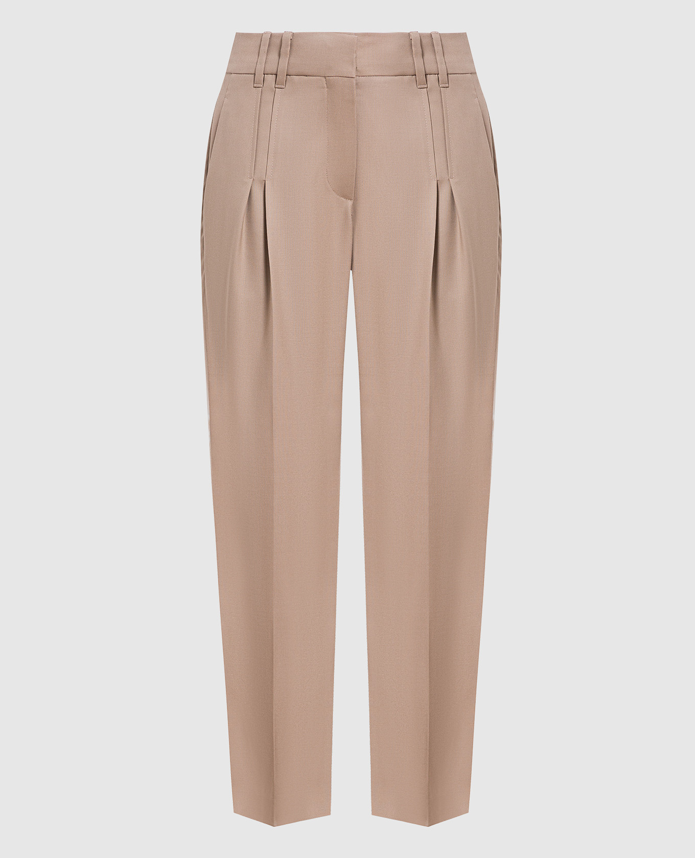 Brown wool trousers with monil chain Brunello Cucinelli
Brown wool trousers with monil chain Brunello Cucinelli