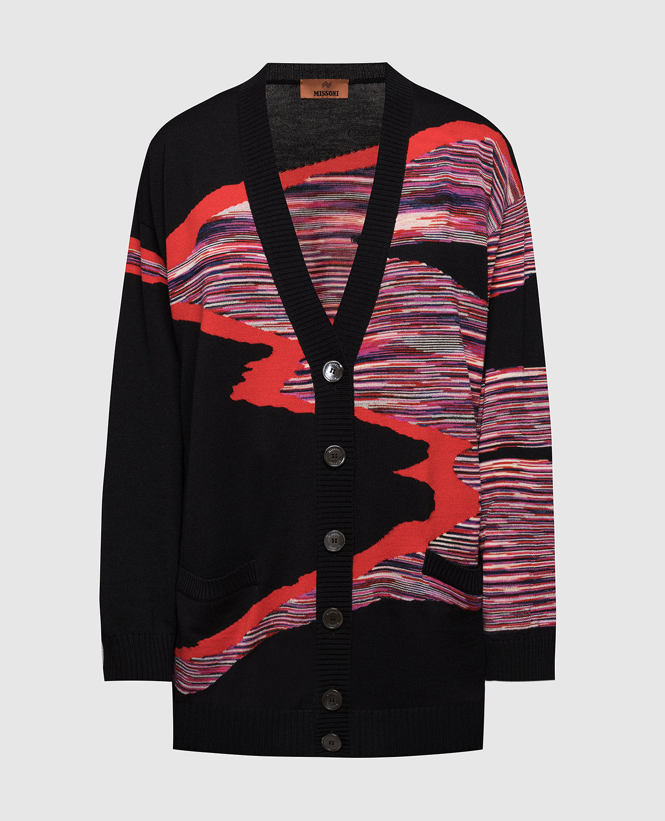 

Black patterned cardigan Missoni