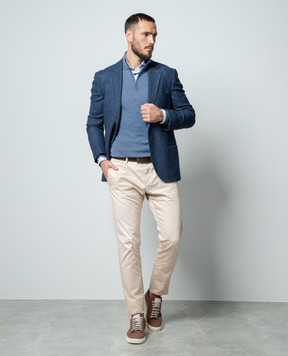 Cashmere&Whiskey Blue woolen jumper 77397