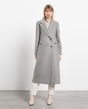 Rindi Gray cashmere coat 221TE022