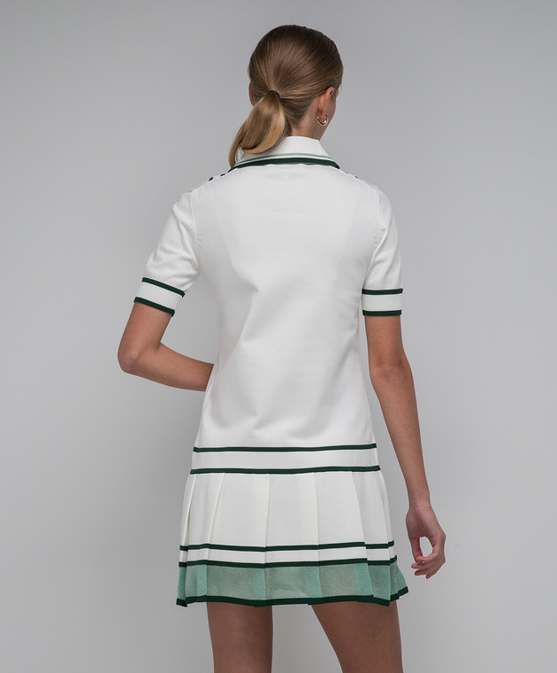 Casablanca - White Retro Tennis dress with textured logo WF23KW42101 - shop  with European delivery at Symbol