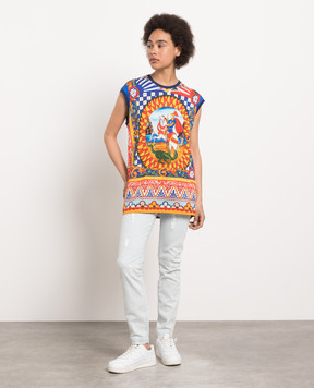 Dolce&Gabbana Carretto print top F8L34TFI7II