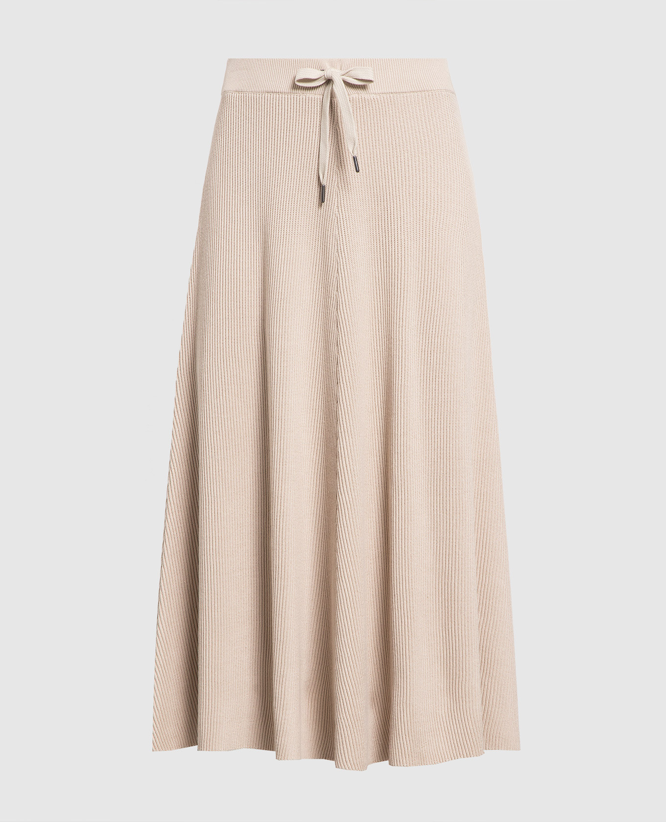 

Beige midi skirt Brunello Cucinelli