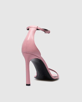 Sergio Rossi Liya pink leather sandals B08350MNAN07