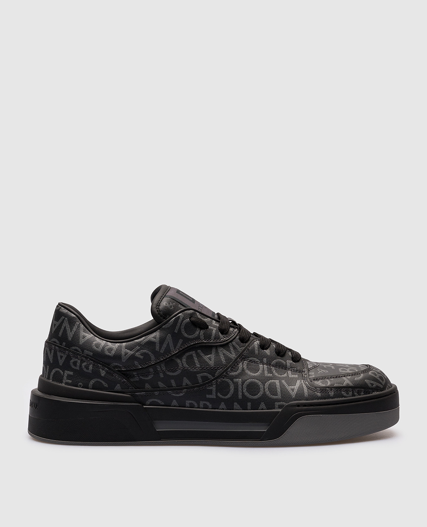

New Roma gray logo sneakers Dolce&Gabbana, Серый