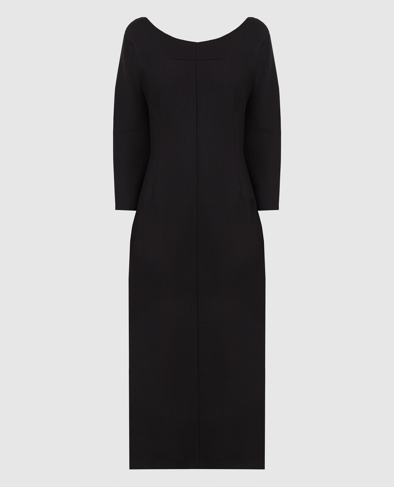 

Black dress made of wool The Row