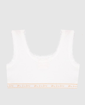 Story Loris Children's white top with lace 36469