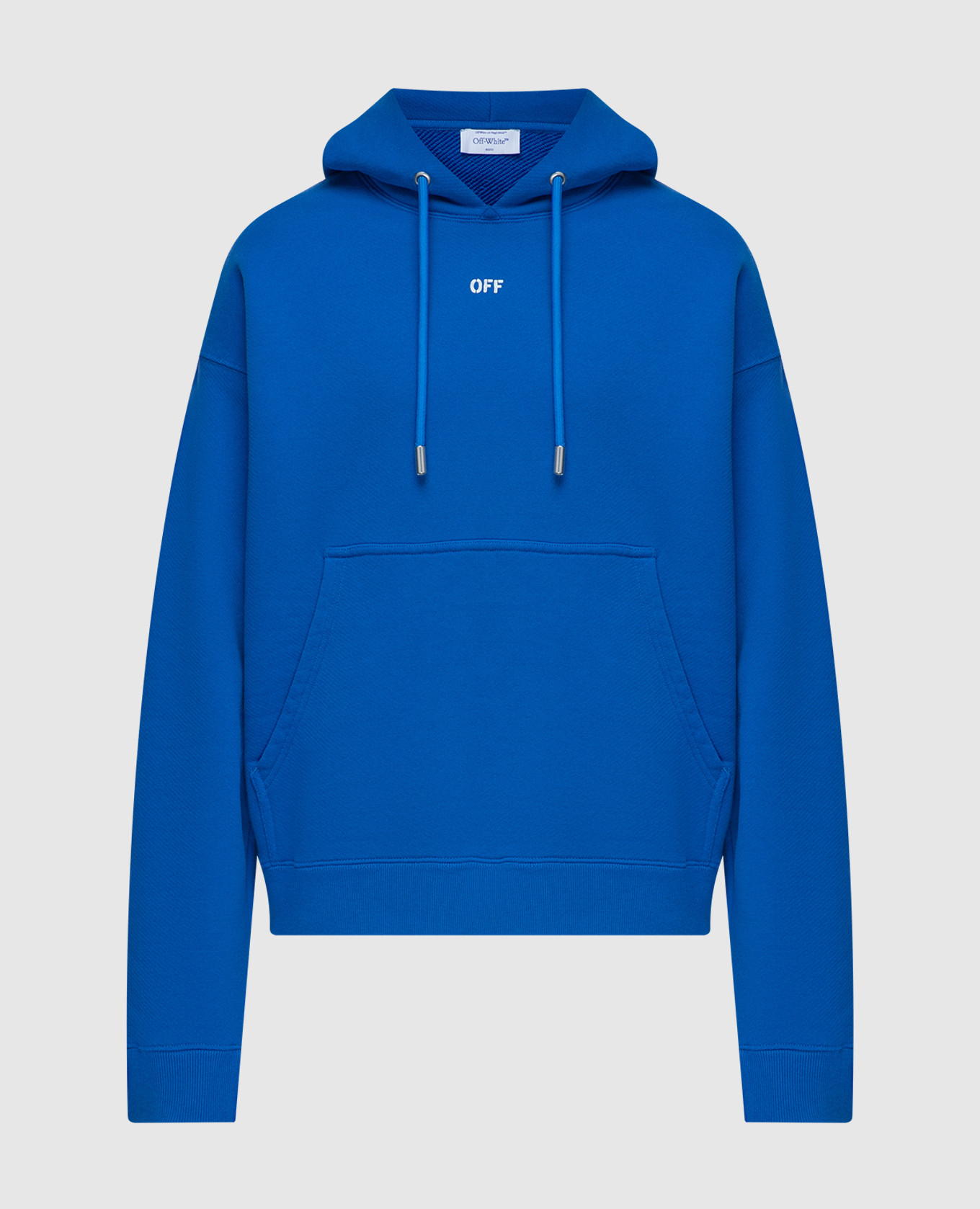 

Stamp Mary print hoodie in blue Off-White, Синий
