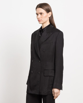 Tom Ford Black double-breasted jacket GI2915FAX1016