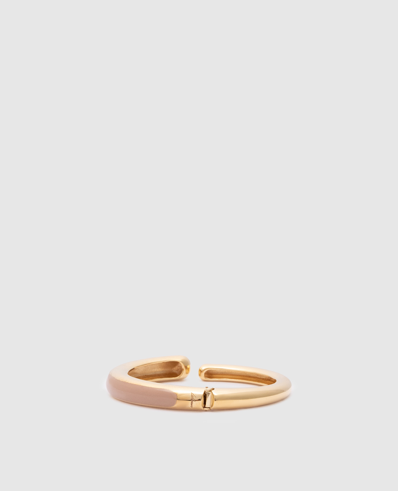 

Pop silver bracelet with beige enamel Labrioro