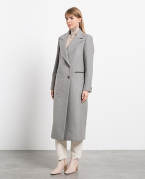 Rindi Gray cashmere coat 221TE022