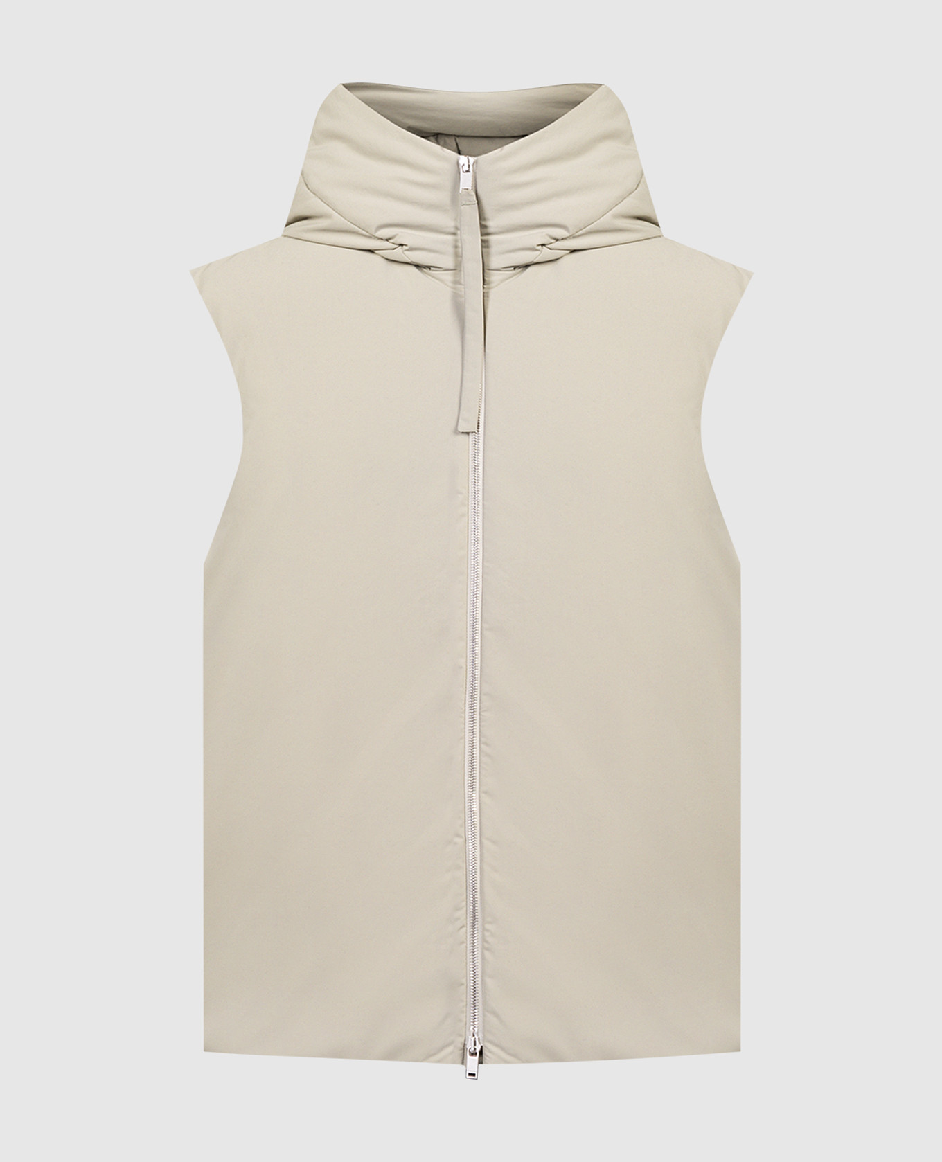 

Green down vest Jil Sander