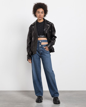 AGOLDE Broken blue jeans with a distressed effect A9045B1141