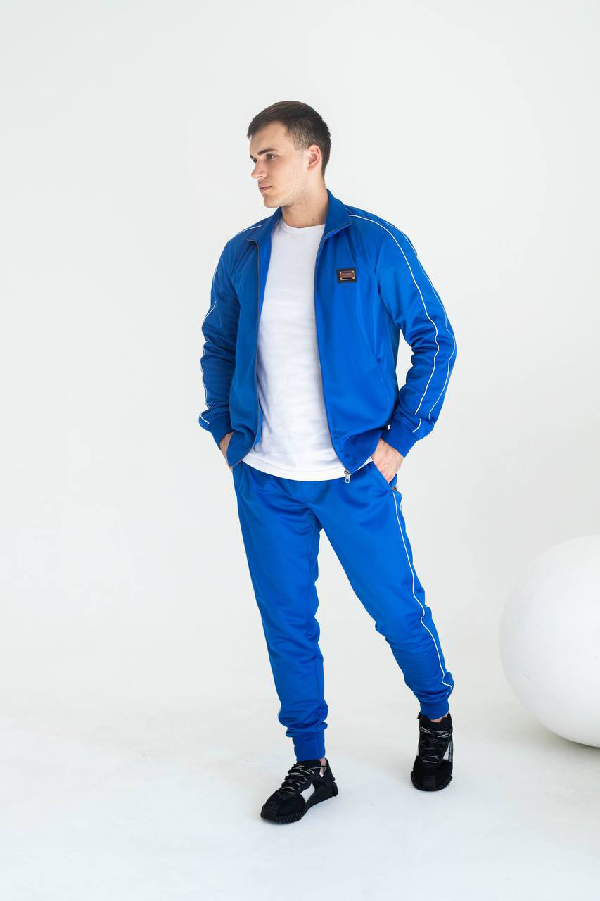

Blue sweatpants with logo Dolce&Gabbana