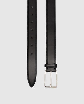 Brunello Cucinelli Black leather belt MAUNX309