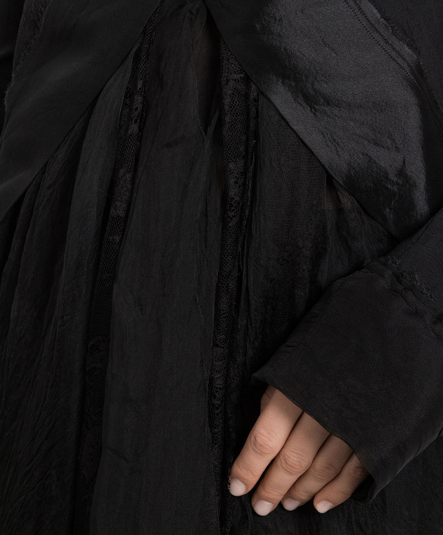 Marc Le Bihan - Black jacket of asymmetric cut 22916 - shop with