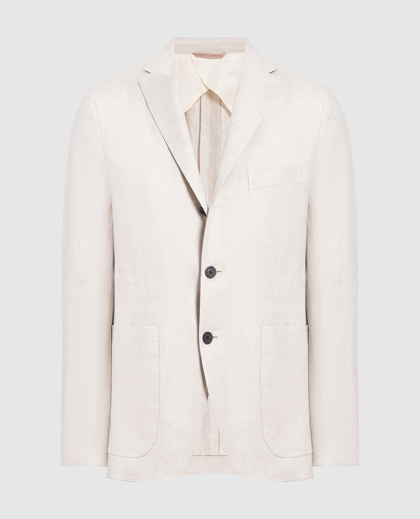 

Beige linen blazer Peserico