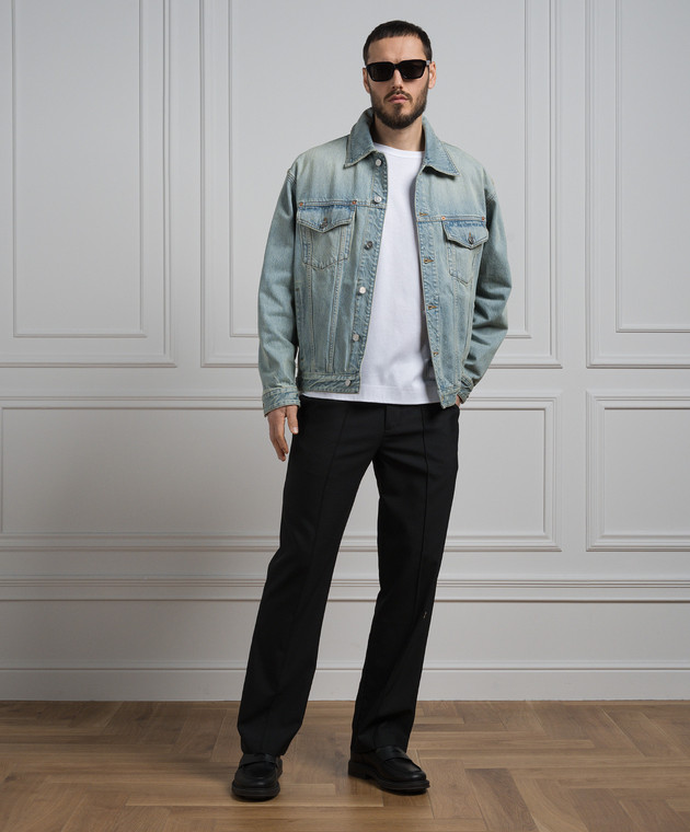 Valentino - White t-shirt with logo patch 4V3MG01F9K7 - shop with