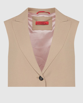 Max & Co SIBARI brown vest SIBARI