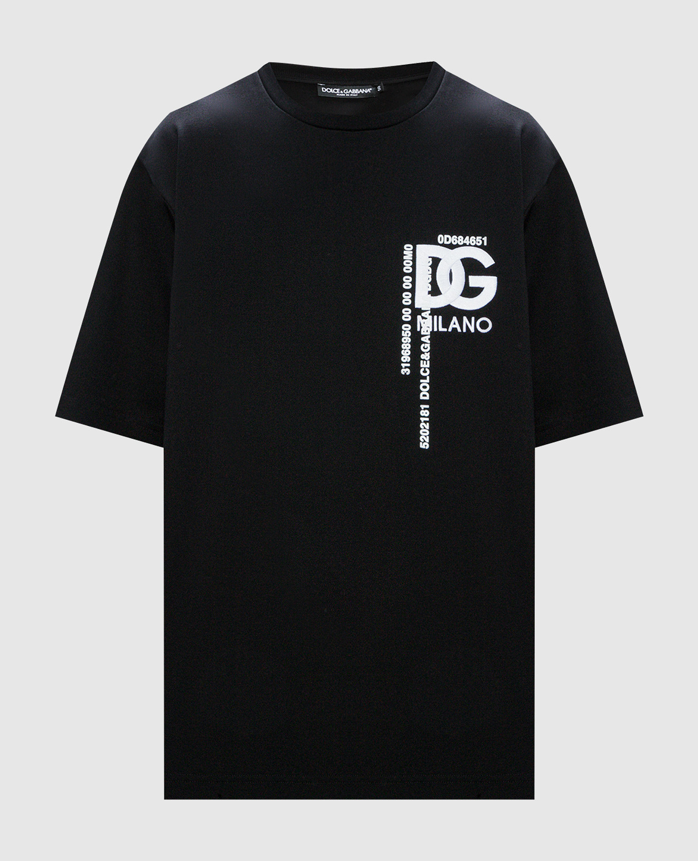 

Black t-shirt with logo Dolce&Gabbana