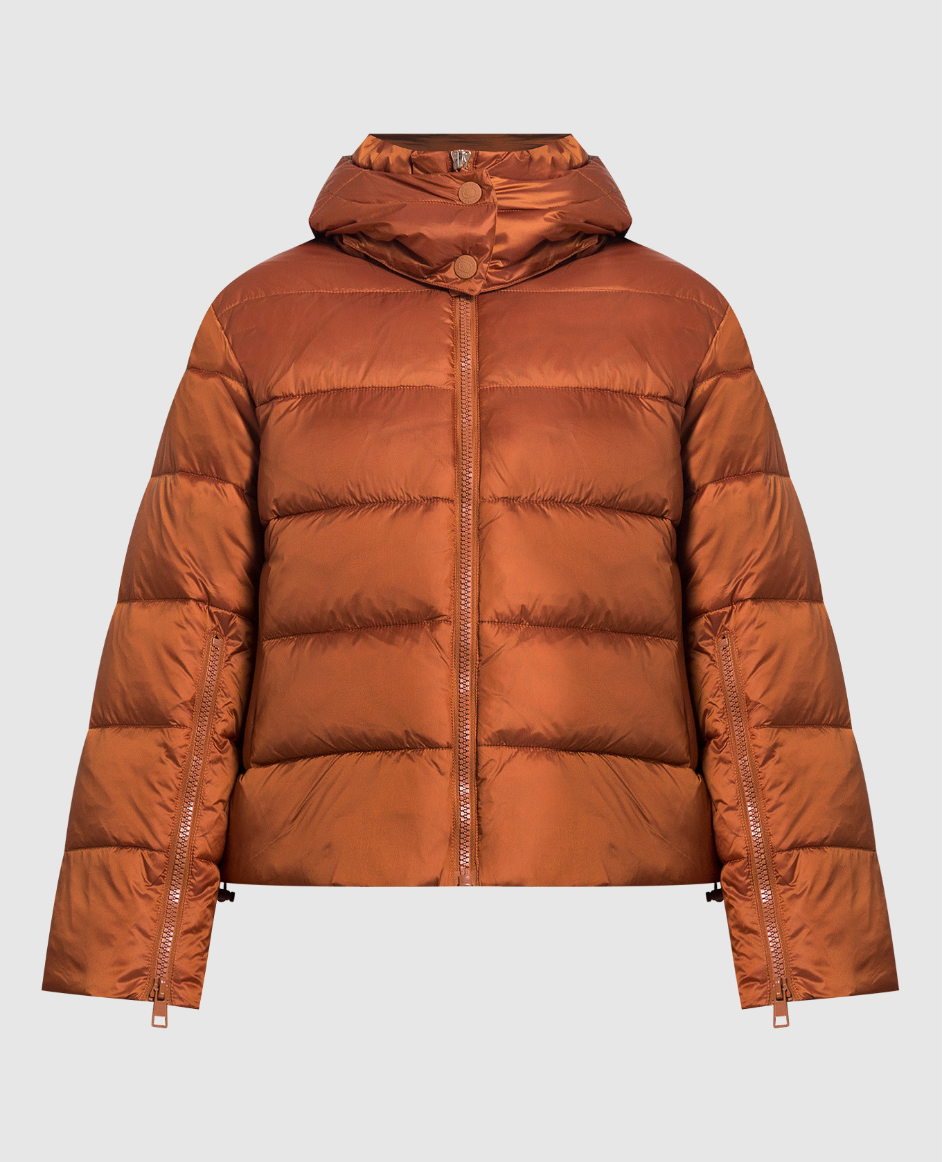 

Brown jacket with logo Twinset, Коричневый