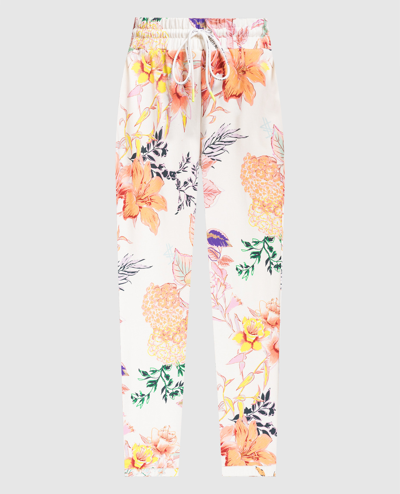 

White floral print Myfo joggers Twinset Actitude