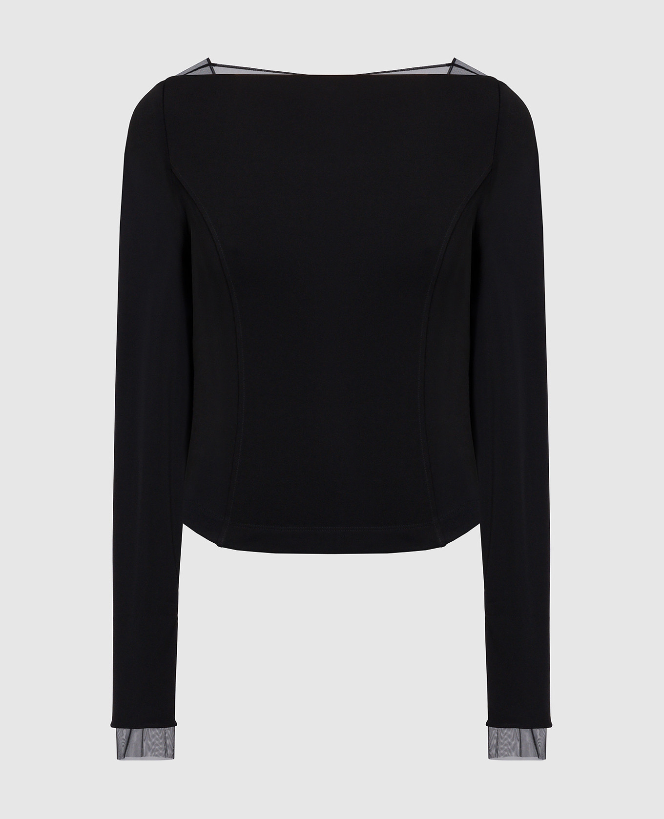 

Black blouse with layering effect Helmut Lang