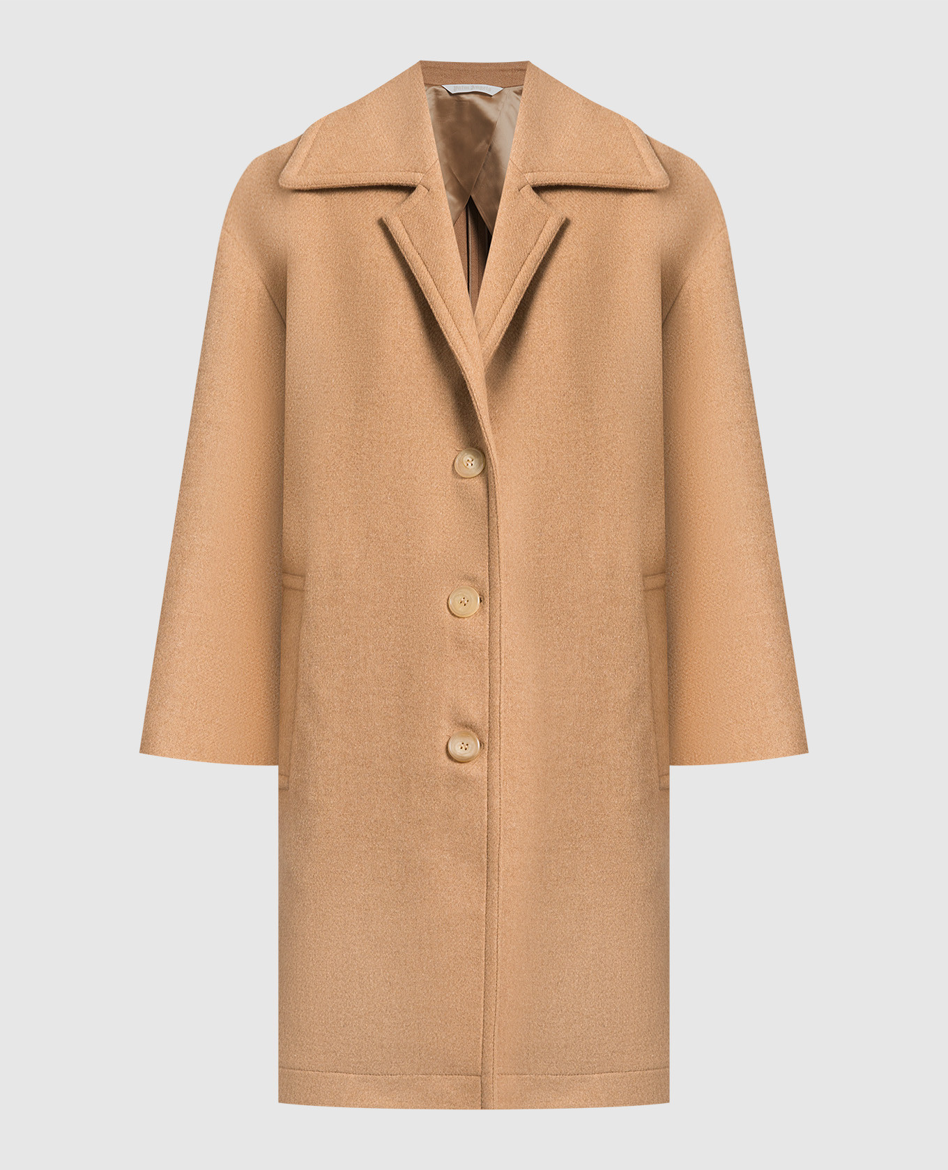

Brown coat with logo Palm Angels