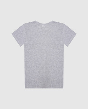 Story Loris Children's gray t-shirt with a logo 17214812