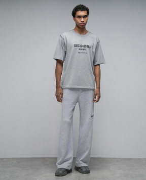 Dolce&Gabbana Gray t-shirt with a reverse effect G8RF4TG7K0C