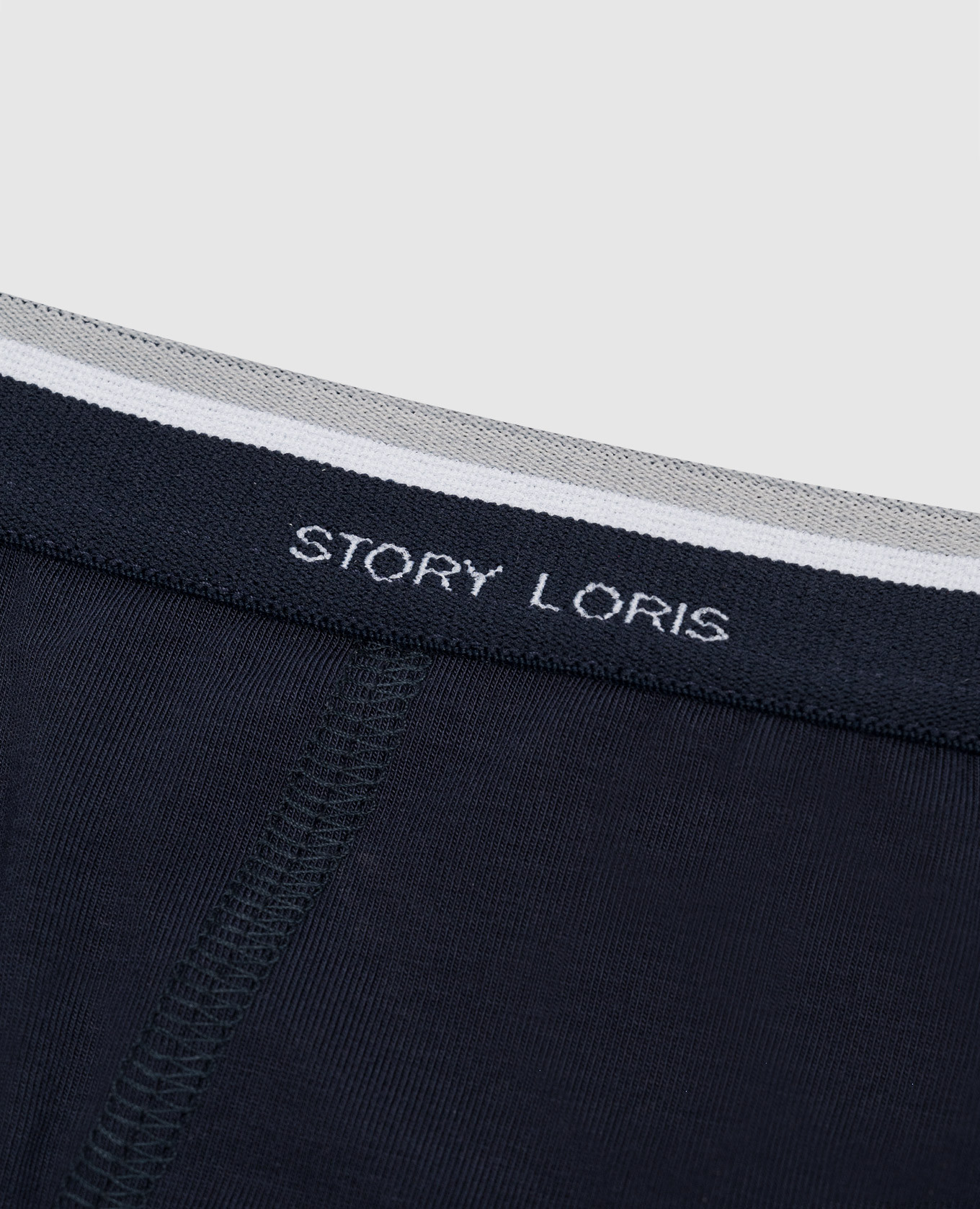 

Children's blue briefs with logo print Story Loris