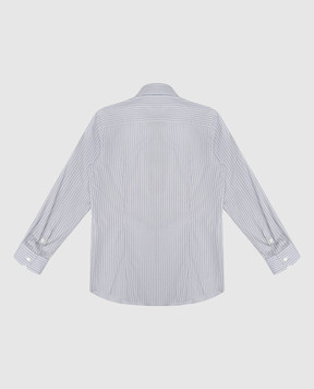 Stefano Ricci Children's gray striped shirt YC003198LJ1705