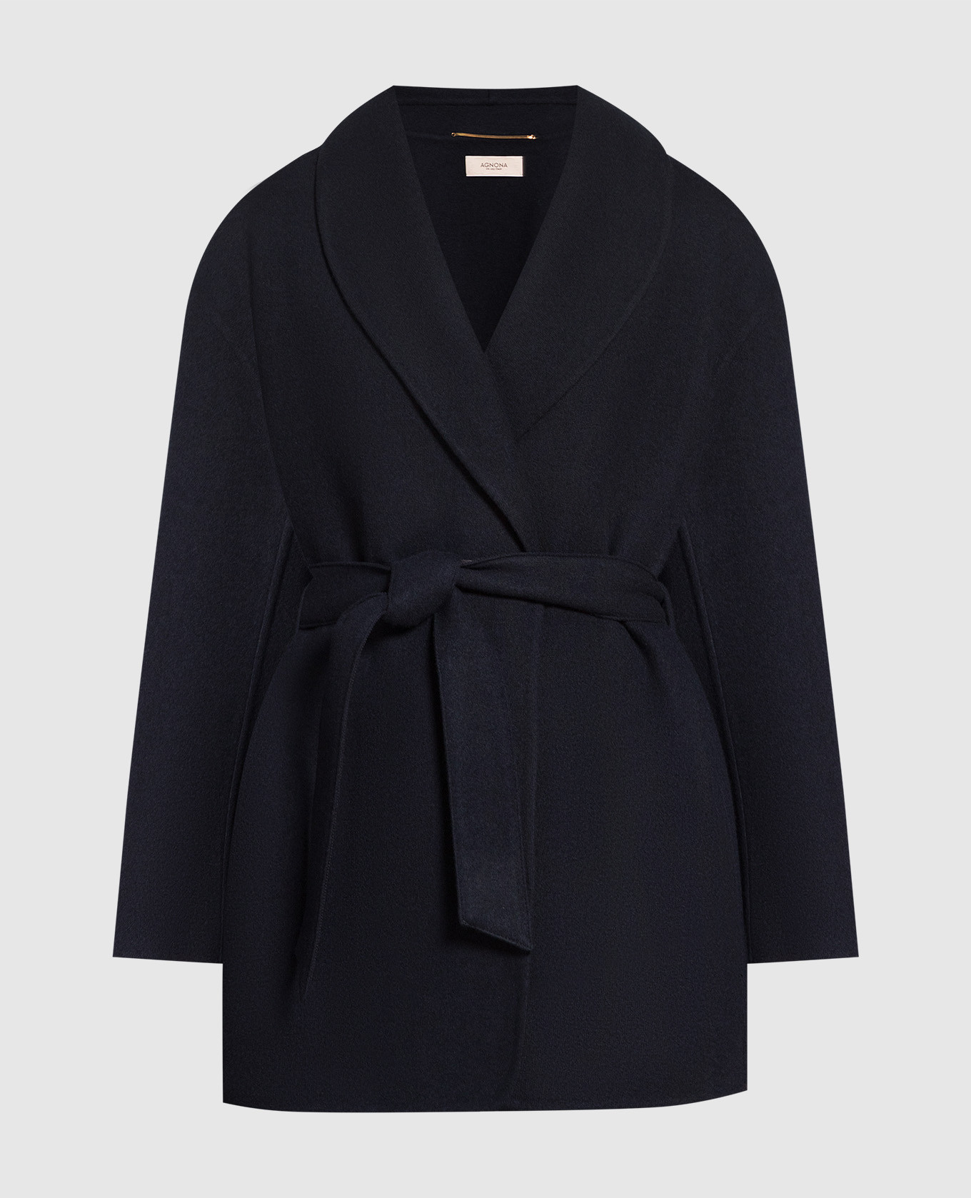 

Blue wool and cashmere coat Agnona