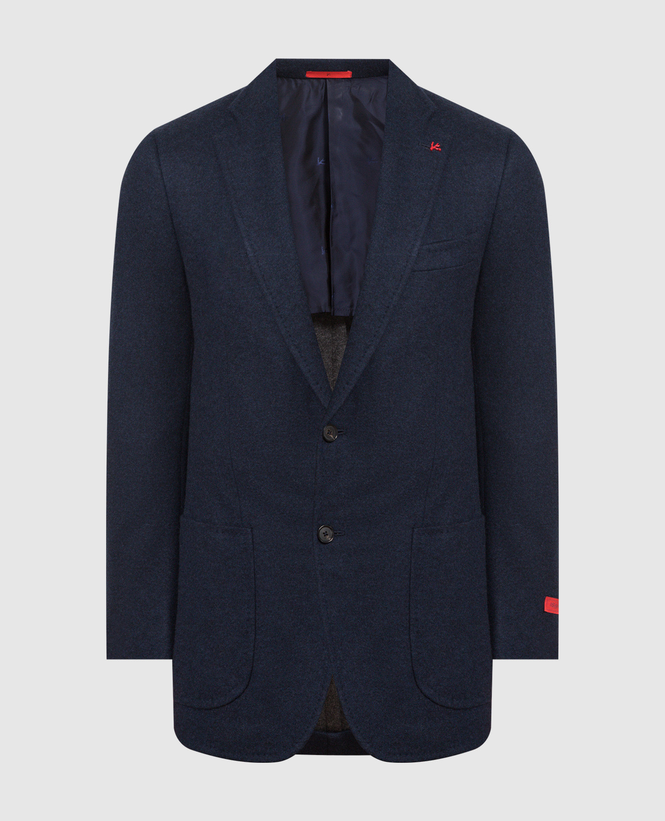 

Navy blue cashmere blazer ISAIA