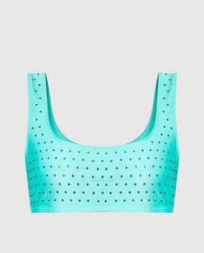 The Andamane Hollywood blue top with crystals T130727BTJP062