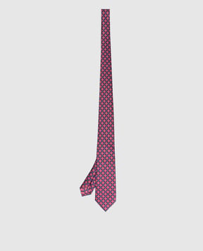 Stefano Ricci Children's silk set of a tie and a scarf in a pattern YDH27031