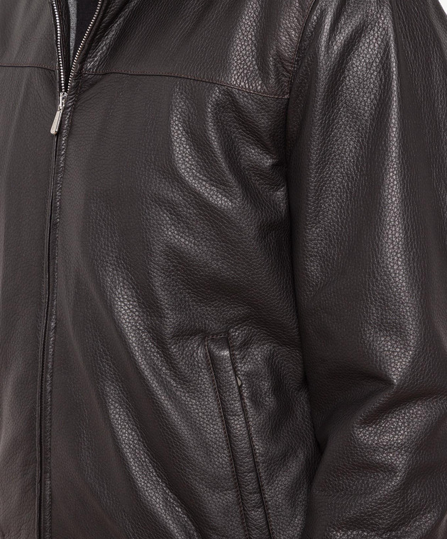 ENRICO MANDELLI ユーロ　レザージャケット　A2 肉厚　古着　黒 ENRICO MANDELLI ユーロレザージャケットA2 肉厚古着黒