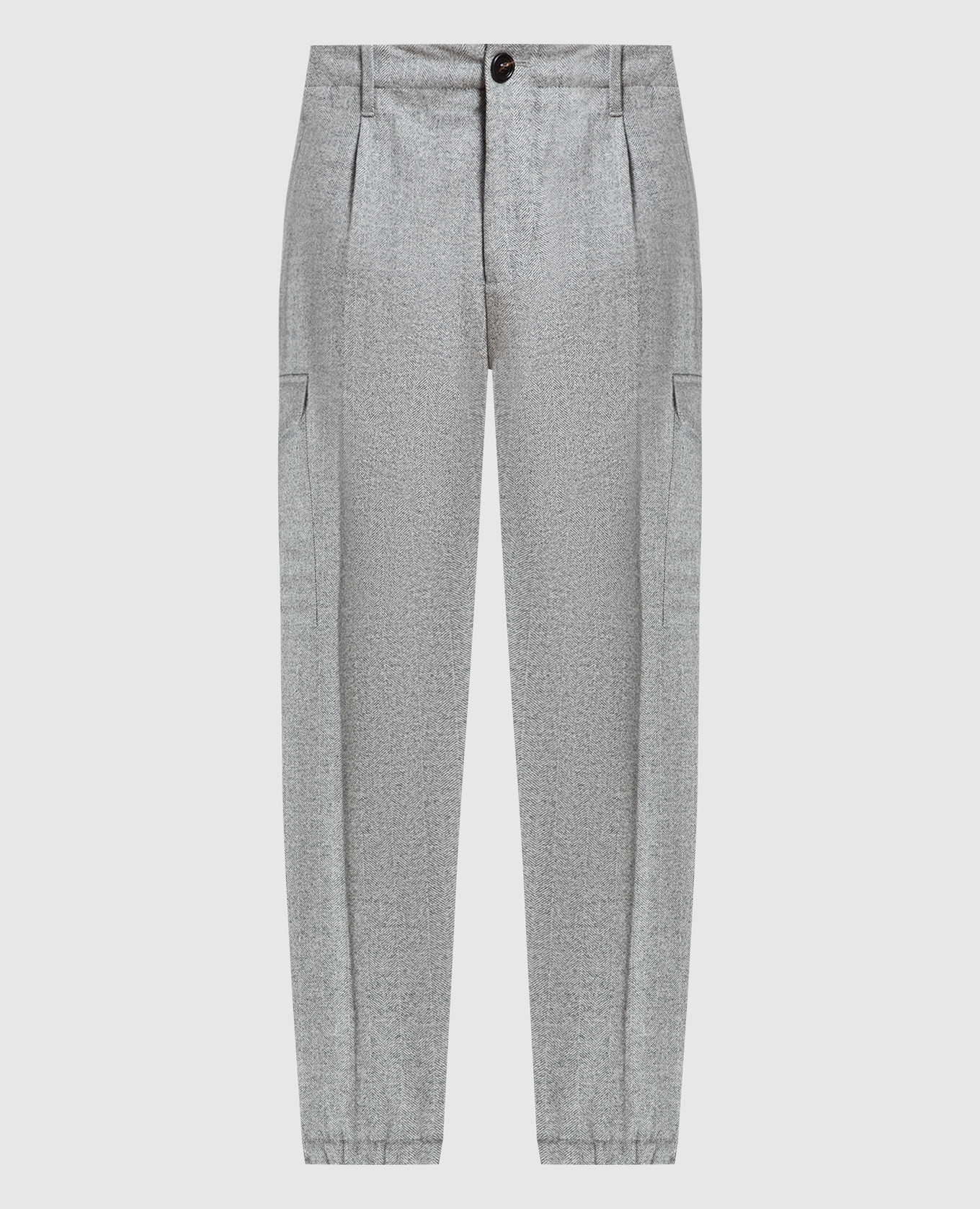 Gray wool cargo Brunello Cucinelli