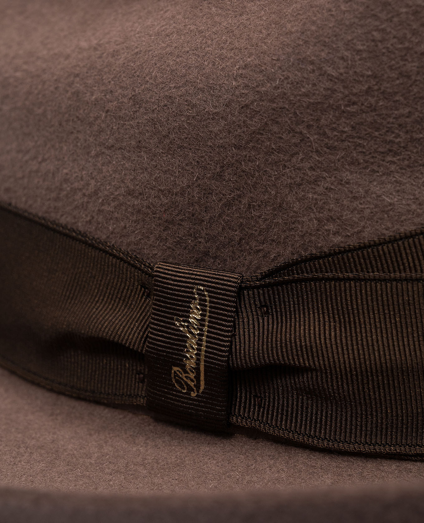 

Jer brown hat made of wool Borsalino