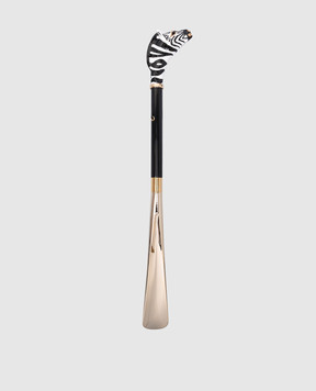 Pasotti Black Zebra shoe horn PFPEXXK17
