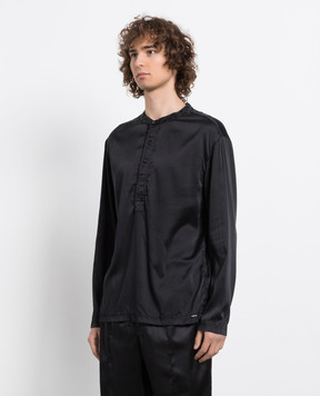 Tom Ford Black silk pajama shirt T4H161010