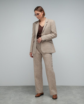 CO Brown pants made of wool 5830BSWS