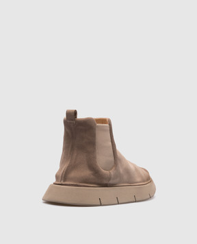 Marsell Intagliata beige suede Chelsea boots MW6945141