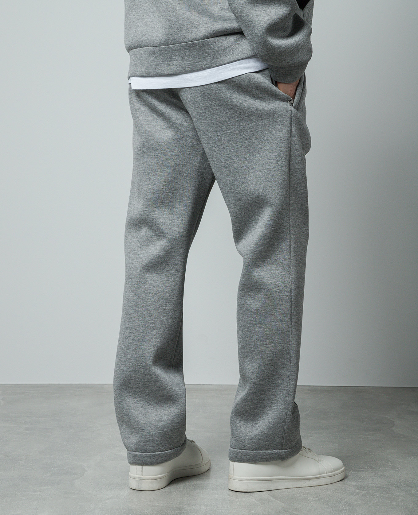 

Gray sweatpants with logo patch Dolce&Gabbana, Grey