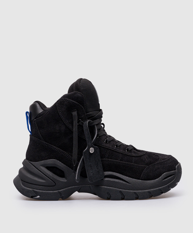 Off-White - Hiker High Top Black Suede Boots  display picture 3