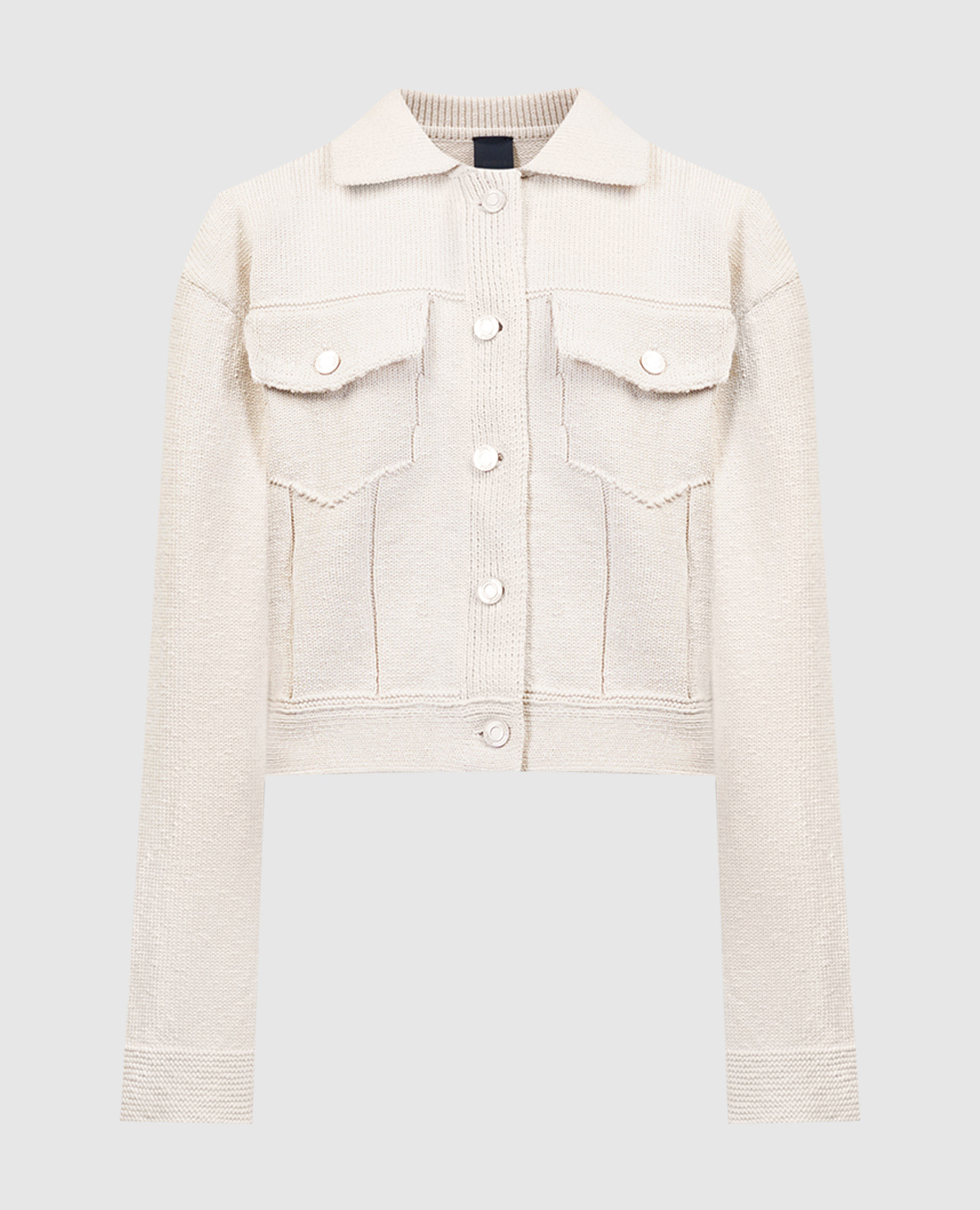 

Beige cardigan with imitation pockets Juun.j