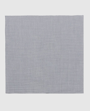 Stefano Ricci Children's gray scarf with a reaper effect YFZ25L1669